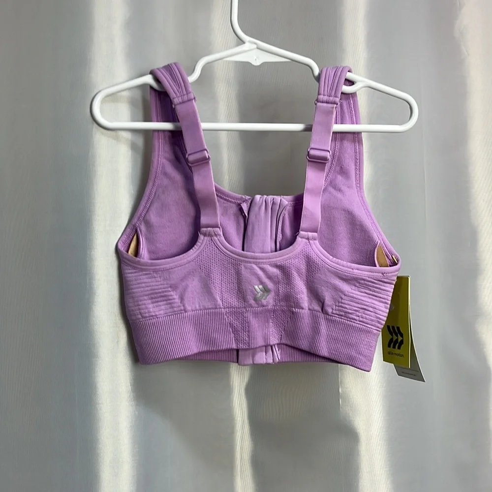 All in motion seamless front zip bra - Picture 2 of 7